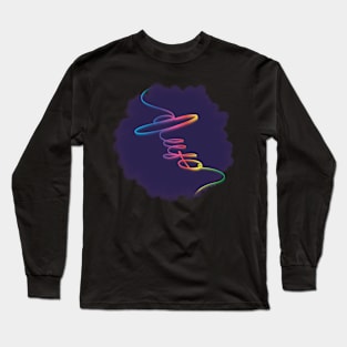 Abstract UFO Long Sleeve T-Shirt